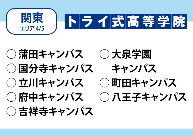 トライ式高等学院（関東エリア）
